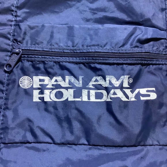 Vintage Pan Am Holidays Blue Travel Bag - Picture 6 of 7